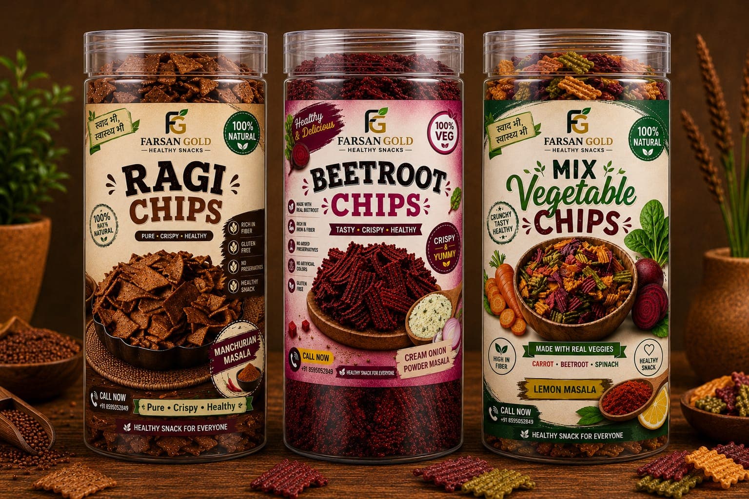 Healthy Farsan Snacks Banner 4